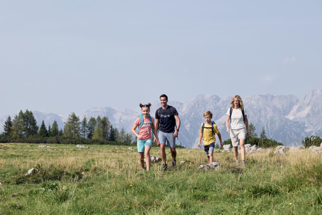 Familienwanderung im Tagesfeld in Rauris